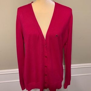 New York &Co. XLarge Hot Pink Cardigan